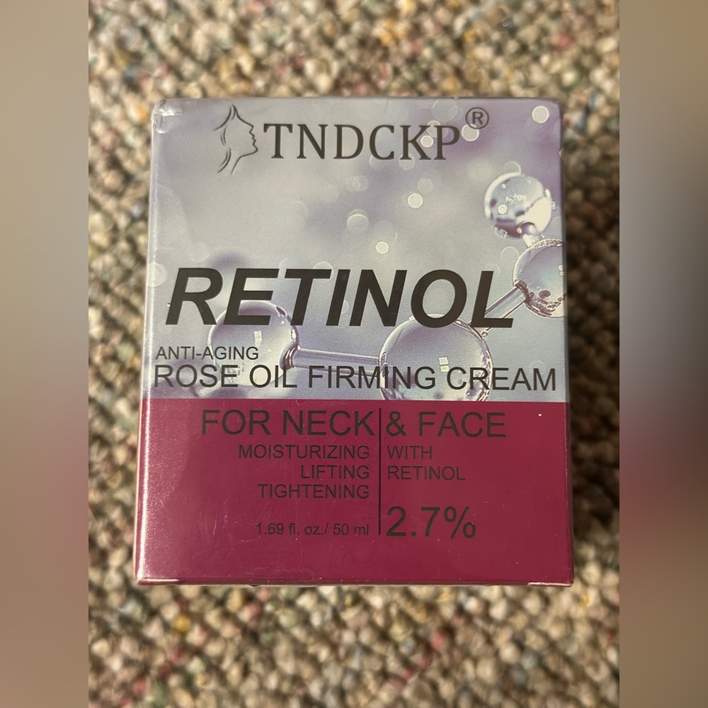 TNDCKP RETINOL Rose Oil Firming Cream For Neck & Face SEALED